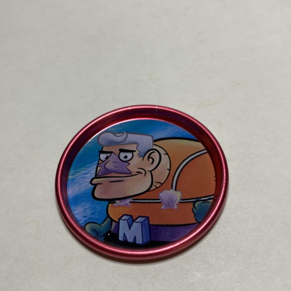 SpongeBob SquarePants Arcade Exclusive Rare Metal Pogs Set - Picture 13 of 14